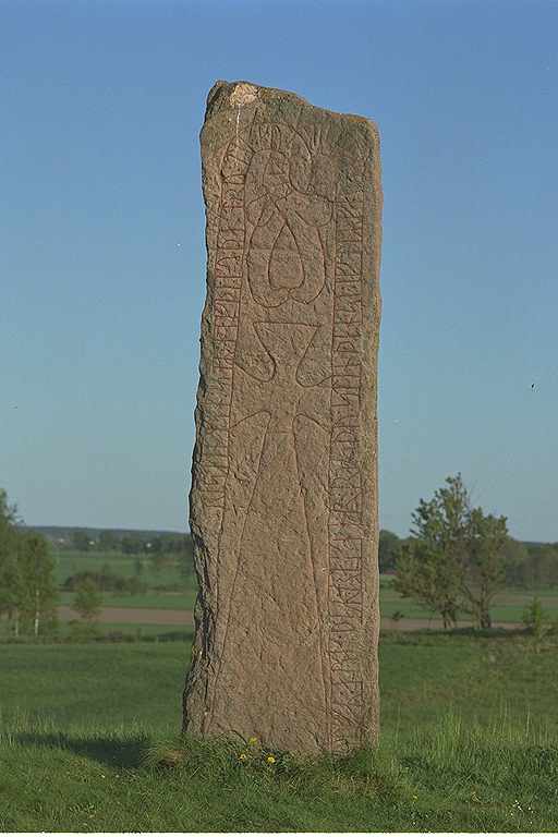 Runes written on runsten, ortocerkalksten. Date: V